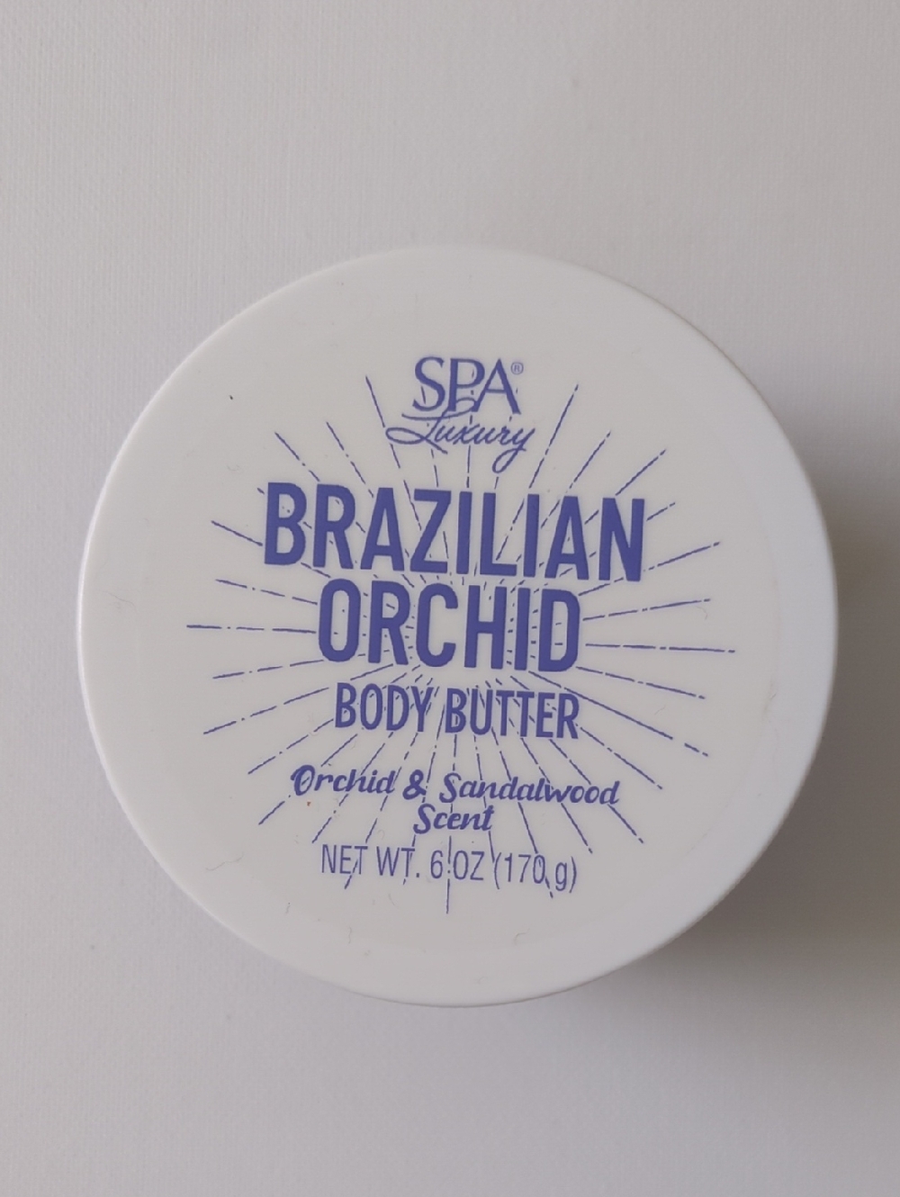 Spa Luxury Body Butter Brazilian Orchid Body Butter - 6 oz - 1 Jar